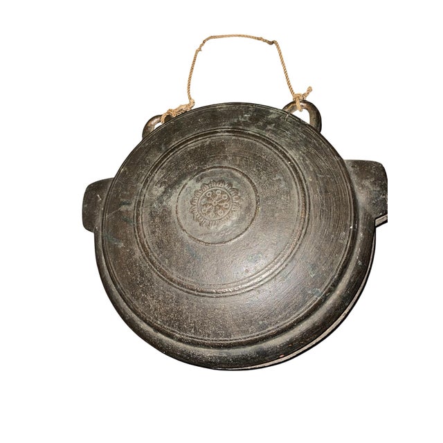 20th Century Japanese Bronze Waniguchi Temple Gong For Sale - Image 4 of 5