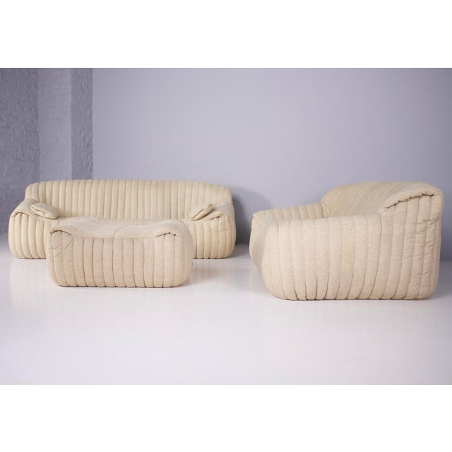 Postmodern Sandra Sofa Set by Annie Hieronimus & Cinna for Ligne Roset, 1980s, Set of 3 For Sale - Image 3 of 18