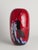 Art Glass Cherry Red Vase by Mikael Axenbrant, Sweden, 1990s For Sale - Image 12 of 18