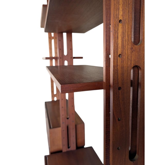 Italian Swedish Wall Unit attributed to Franco Albini, 1960s For Sale - Image 12 of 14