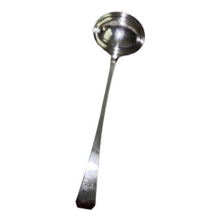 C1810-1820 Coin Silver Serving Ladle by Rufus Farnham . Rufus Farnham Coin Silver For Sale