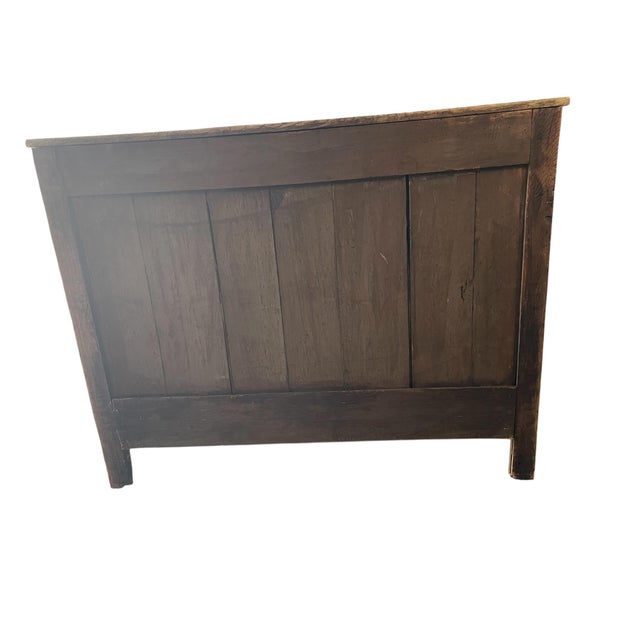Louis XVI Chest of Drawers in Oak and Brass Handles, 1820 For Sale - Image 5 of 6