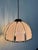 Large chandelier with a 1960s dome design, ideal for use in the living room or above the dining table. Brass-plated metal...