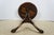 Brown Antique Fine Arts Furniture Mahogany Leather Top Pedestal Table Plant Stand 21" For Sale - Image 8 of 14