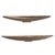 Featuring a sleek, elongated silhouette and an antiqued brass finish, this cast aluminum boat bowl brings sculptural...