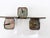 Brown Brutalist Bronze Triple Candlestick by Manfred Bergmeister, 1970s For Sale - Image 8 of 11