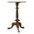 A fine antique Irish burl walnut hand-carved, tripod spiral pedestal wine table, circa 1860. This fine walnut tripod table...