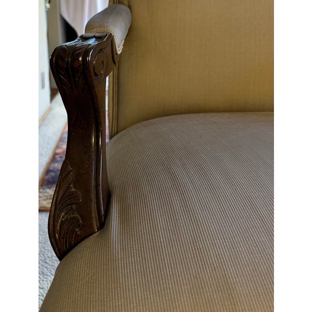 1980s Guy Chaddock French Régence / Louis XV Style Walnut Armchairs - A Pair For Sale In San Francisco - Image 6 of 11