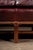 Vintage Chippendale-Style Camelback Chesterfield Leather Sofa in Oxblood For Sale - Image 10 of 12