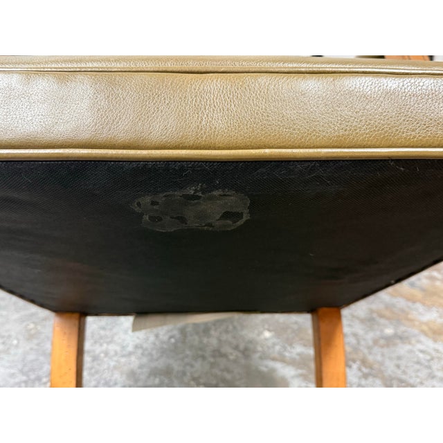 Ethan Allen Clarke Leather Office Chair For Sale - Image 12 of 12