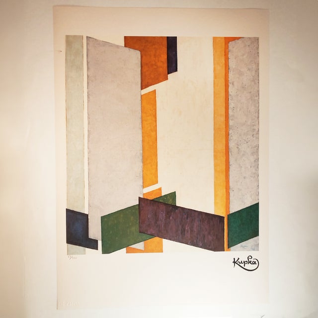 Frank kupka limited series lithograph. limited series lithograph. Number 63 of 350 (the numbers are signed in pencil). it...