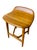 Geiger Attributed Crosshatch Counter Stool by Eoos for MillerKnoll | Solid Walnut Sculptural Wood Bar Stool For Sale - Image 6 of 13