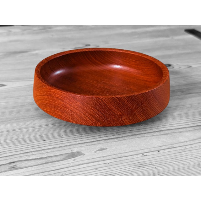 Mid 20th Century Mid-Century Sculptural Wooden Bowl, 1960s For Sale - Image 5 of 9