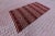 Mid-Century Modern 1960 Scandinavian Style Burgundy Stripe Desing Kilim Rug For Sale - Image 3 of 13