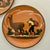 1950s Vintage Southwestern Folk Art Boho Chic Peruvian Terra Cotta Dinner Plates - Set of 5. For Sale - Image 6 of 11