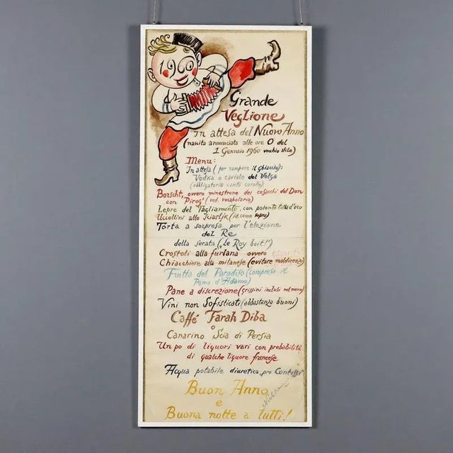 After Nicola Benois, Composition, Mixed Media on Paper For Sale - Image 9 of 9