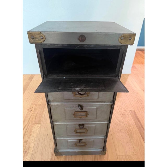 Great vintage piece with tons of character! Perfect for an office, workshop, studio, or industrial-style home décor....