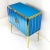Two-Door Sideboard in Light Blue Murano Glass, 1980s For Sale - Image 3 of 5