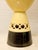 Vintage Mid-Century Atomic Ceramic Table Lamp With Cutout Base For Sale - Image 11 of 12