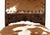 Cow Hide Upholstered Side Chair For Sale - Image 4 of 7