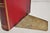 Vintage Italian Regency Red Leather Bound "Science" Faux Book Bookend For Sale In Philadelphia - Image 6 of 11