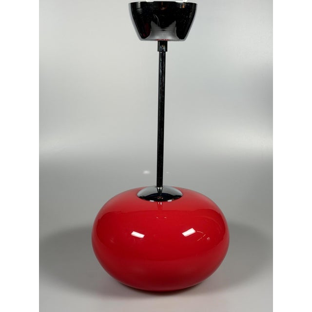 Space Age Glass Pendant Lamp, 1970s For Sale - Image 12 of 18