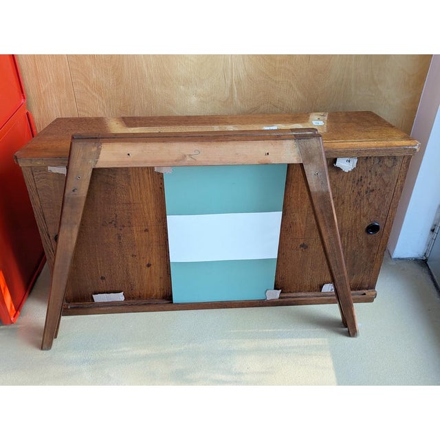 Mid-Century Modern Teakwood & Plastic Laminate Coffee Table, 1950s For Sale - Image 18 of 18