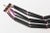 Yves Saint Laurent Vintage Yves Saint Laurent Glass 6 Strand Necklace, Purple and Black, 1970's For Sale - Image 4 of 10