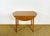 Wood Vintage Round Dining Table with Drop Leaves, 1970s For Sale - Image 7 of 14