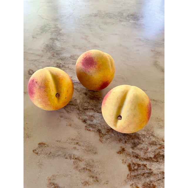 2010s Trompe l'Oeil Peaches - Set of 3 For Sale - Image 5 of 5
