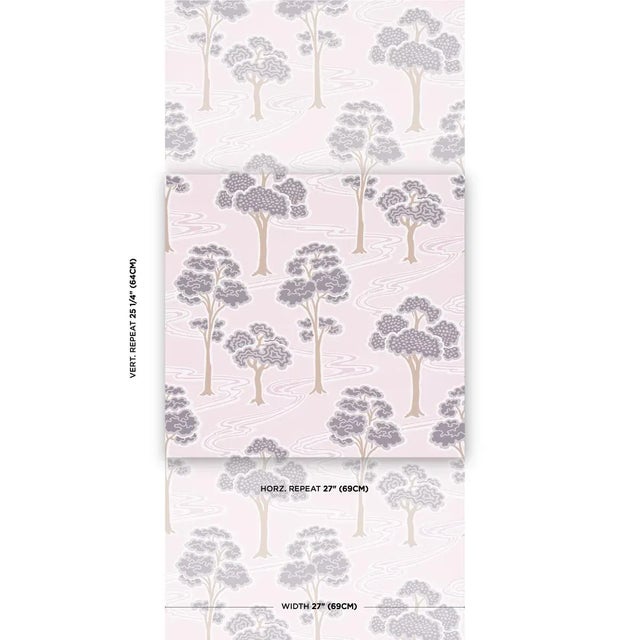 With its emphasis on form and line, Tree River is Japanese Art Deco at its best. Also available as a fabric. Sold as a...