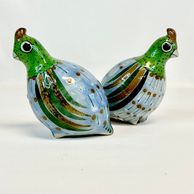 We love blue and green Home decorative items and this pair of partridges are a perfect pair to sit on a tabletop. They are...