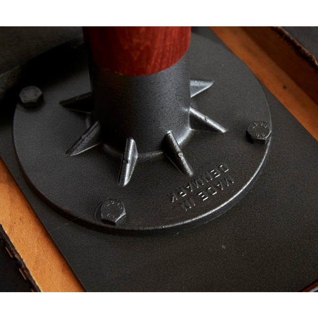 1960s Set of MS-68 Swivel Lounge Chair and Ottoman from Madsen & Schübell, 1960s For Sale - Image 5 of 18