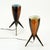 Wood Space Age Style Wooden Table Lamps, 1950s, Set of 2 For Sale - Image 7 of 7