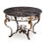 Art Deco A French Art Deco Iron and Gilt Decorated Marble Top Occasional or Coffee Table, C. 1940. For Sale - Image 3 of 6