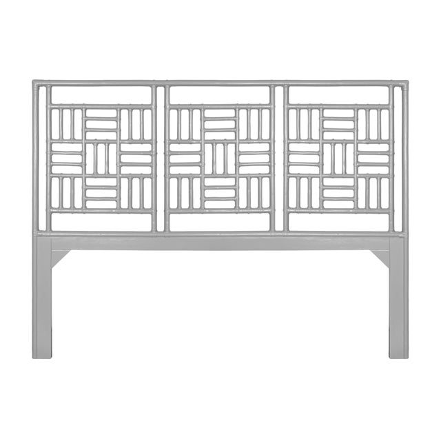 Not Yet Made - Made To Order Finn Platform Bed King - Light Gray For Sale - Image 5 of 12