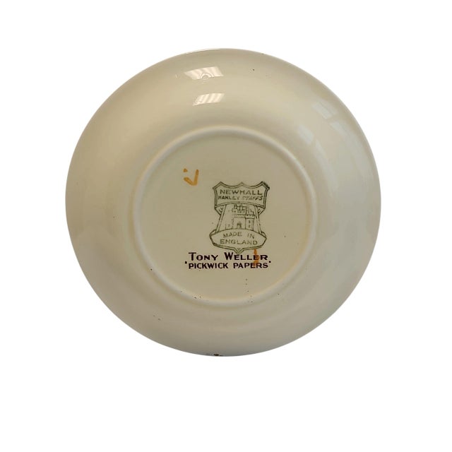 1930s 1930s Edwardian Trio English Dickensian Breweriana Collectors Plates For Sale - Image 5 of 8