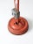 Orange Vintage Industrial Work Lamp For Sale - Image 8 of 12
