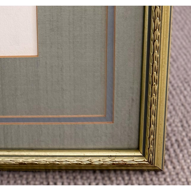 Original Mary Bertrand Botanical Watercolor Painting, Signed and Numbered, Custom Framed For Sale In New York - Image 6 of 12
