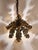 Mid-Century Modern Vintage Banci Firenze Style Hand-Gilt Oak Leaf Pendant Light For Sale - Image 3 of 12