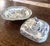 Blue Antique 19th Century English Blue Willow Covered Vegetable Serving Dish With Lion Finial Handle For Sale - Image 8 of 16