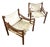 Arne Norell Sirocco Safari Chairs Scandinavian Modern - A Pair For Sale