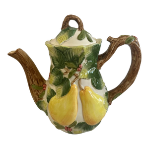 Fitz & Floyd "Holiday Pear" Coffee Pot