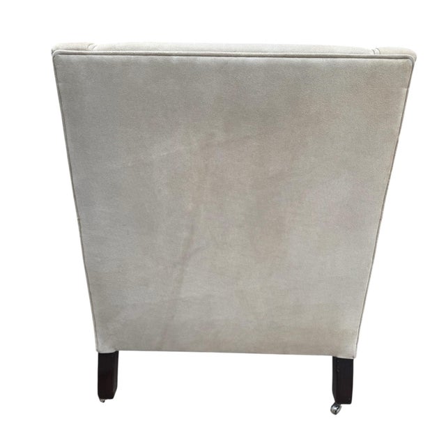 2000 - 2009 George Smith Georgian Leather Club Chairs- A Pair For Sale - Image 5 of 11