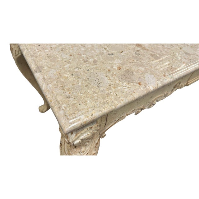 French Country Shabby Chic Writing Desk For Sale - Image 11 of 11