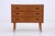 Beautiful Mid-Century Teak Chest of Drawers Made in Denmark • Three spacious drawers • Simple, geometric handle design •...