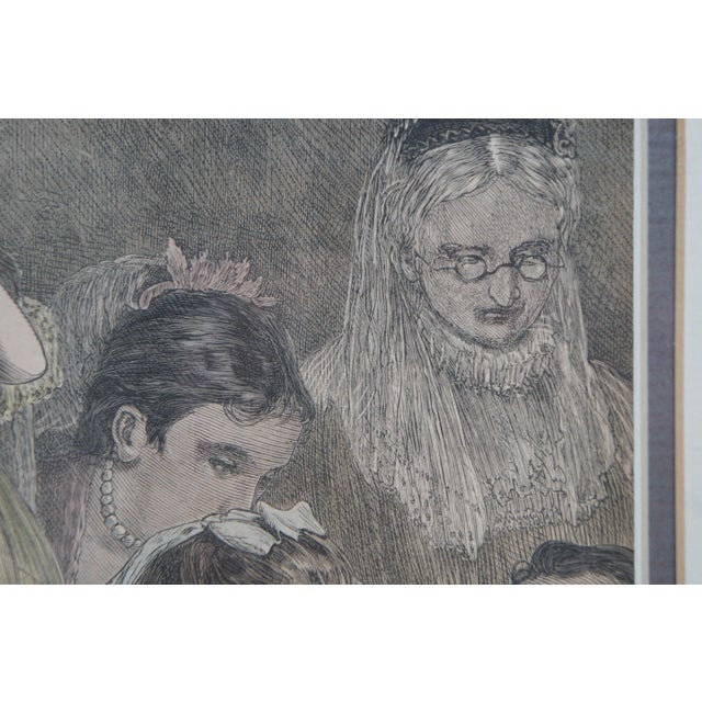 1870s Childrens Pantomime at Covent Garden Theatre Hand Colored Engraving For Sale - Image 9 of 11