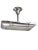 Mid 20th Century French Modernist Art Deco Billiard Chandelier Highly Polished Nickel & GlassRods For Sale - Image 13 of 18