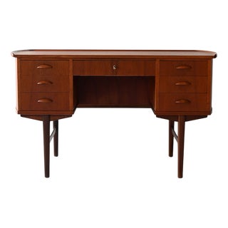 Danish Teak Desk, 1960s For Sale