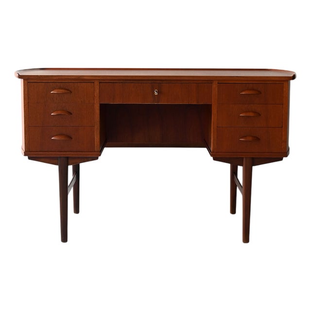 Danish Teak Desk, 1960s For Sale